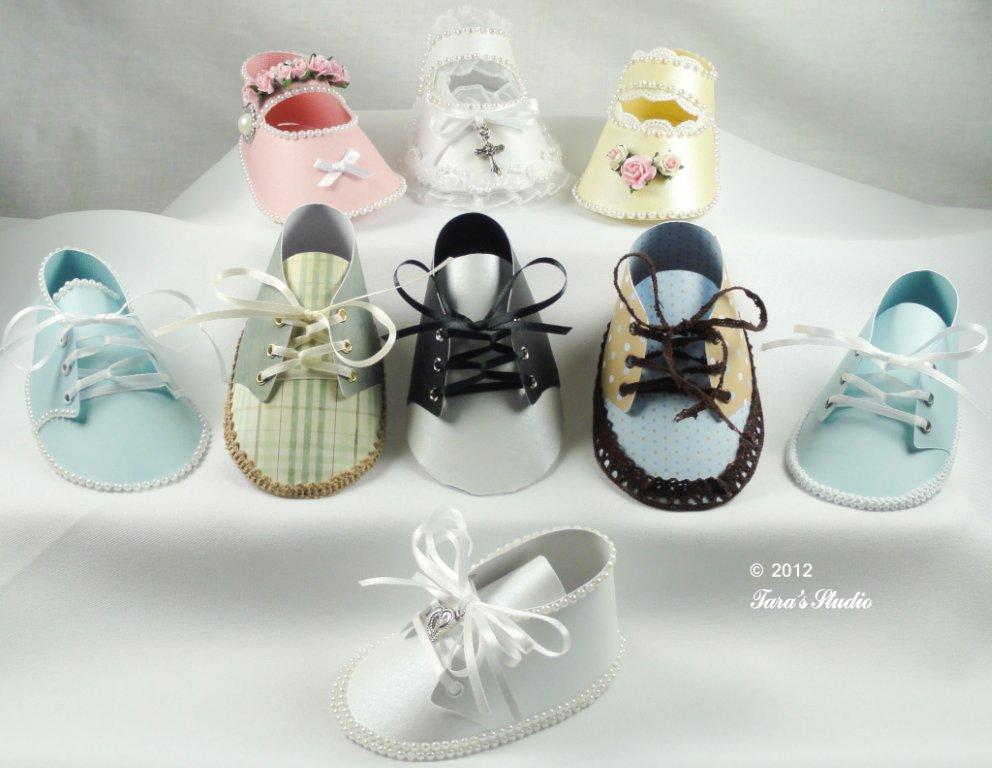 Baby Boy And Baby Girl Shoes With Cutting Files And Assembly Instructions Tara S Craft Studio